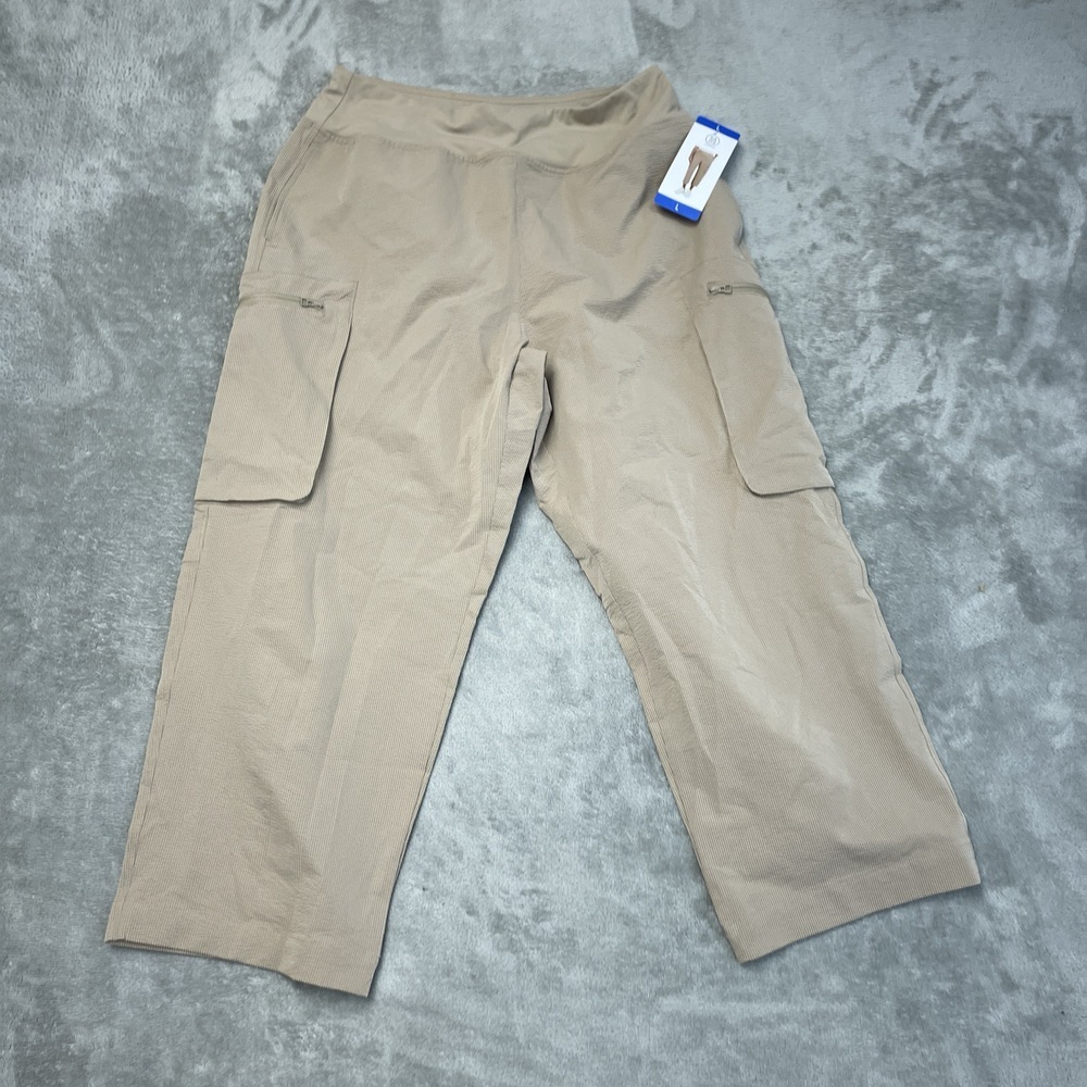 Sage Collective Women's L Cargo Pants Tan e0418
